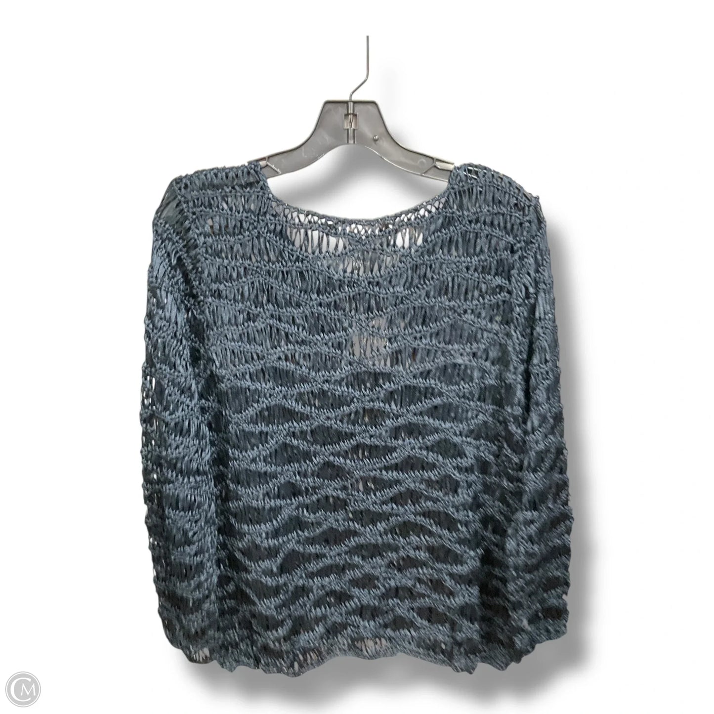 Top Long Sleeve By Chicos In Navy, Size: L