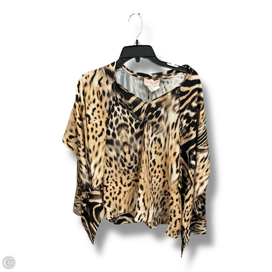 Top Long Sleeve By Chicos In Animal Print, Size: L