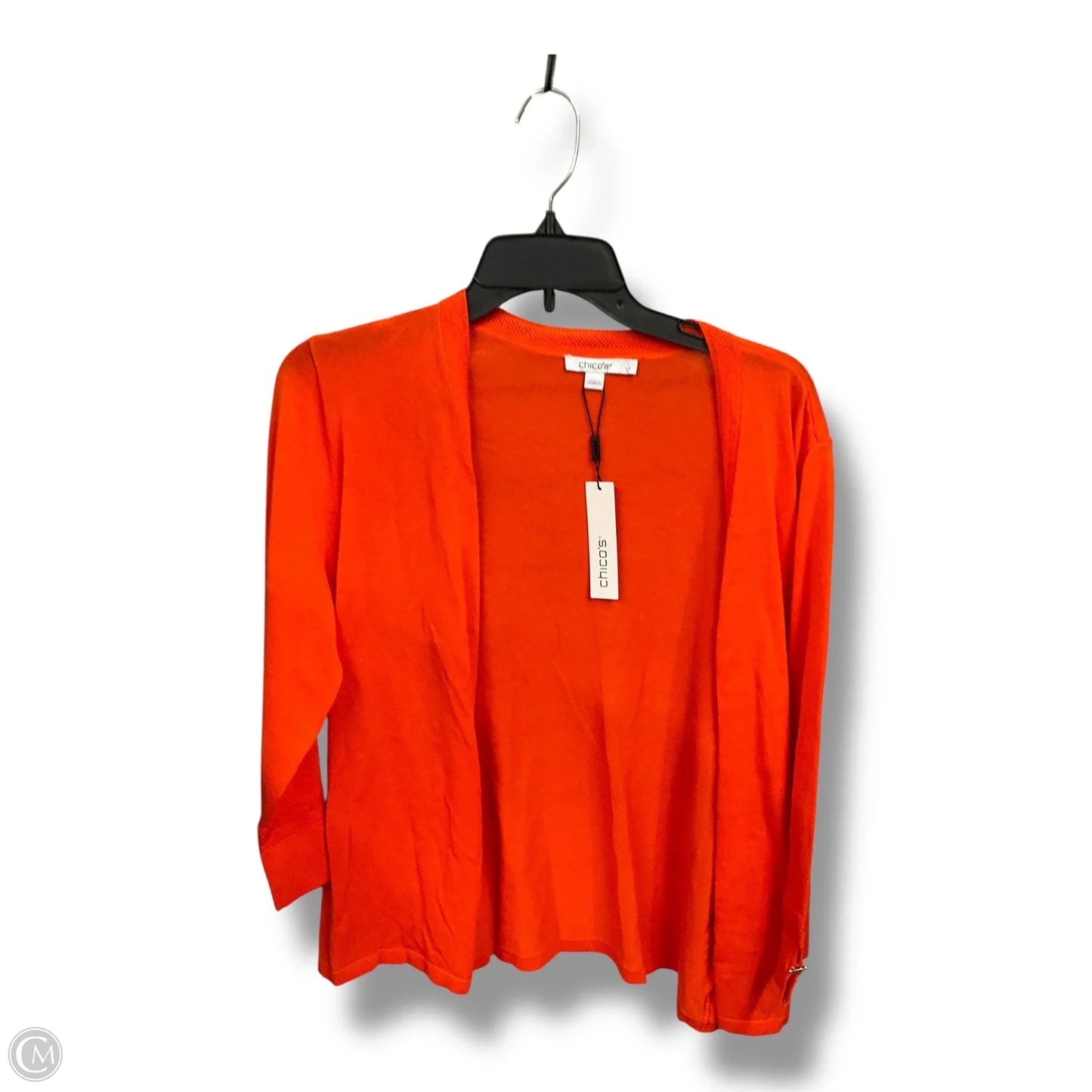 Cardigan By Chicos In Orange, Size: M
