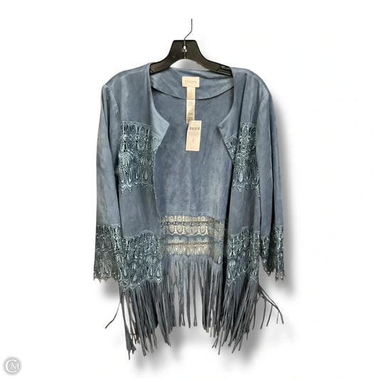 Cardigan By Chicos In Blue, Size: L