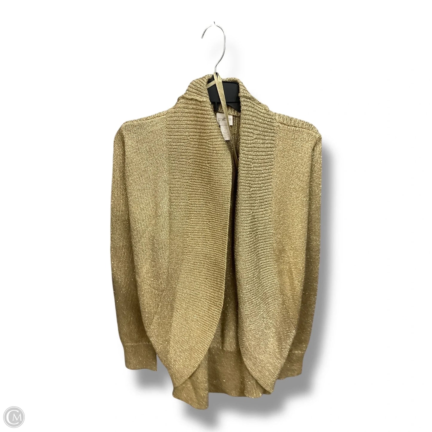 Cardigan By Chicos In Gold, Size: L
