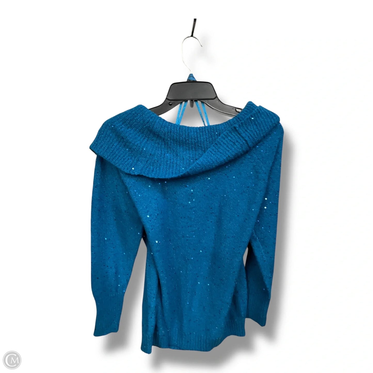 Sweater By Chicos In Blue, Size: M