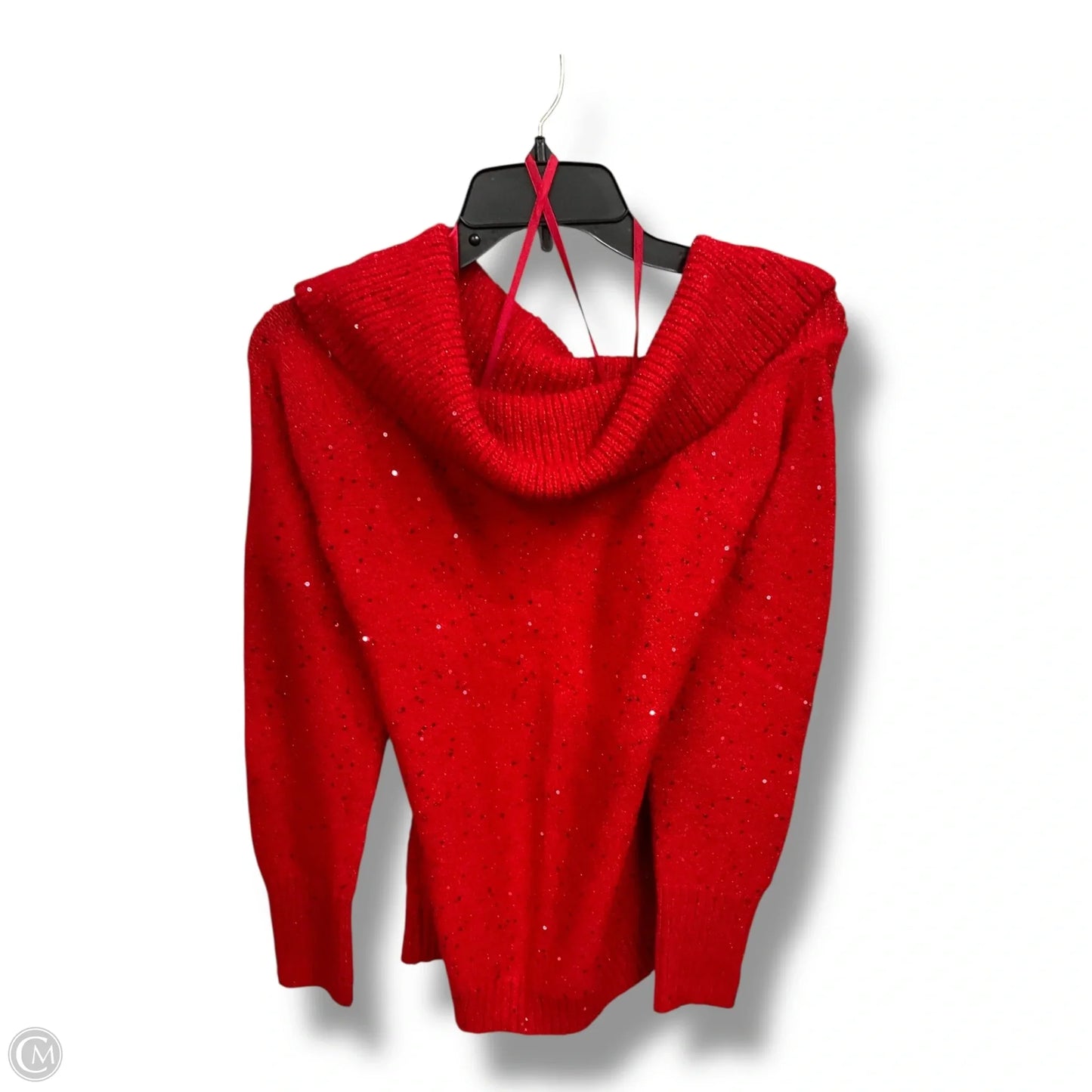 Sweater By Chicos In Red, Size: M