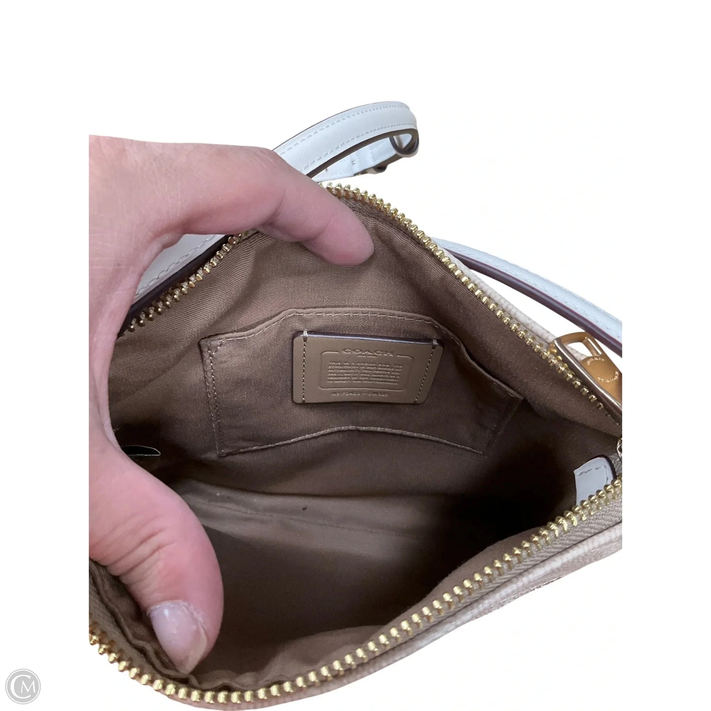 Crossbody Designer By Coach, Size: Small
