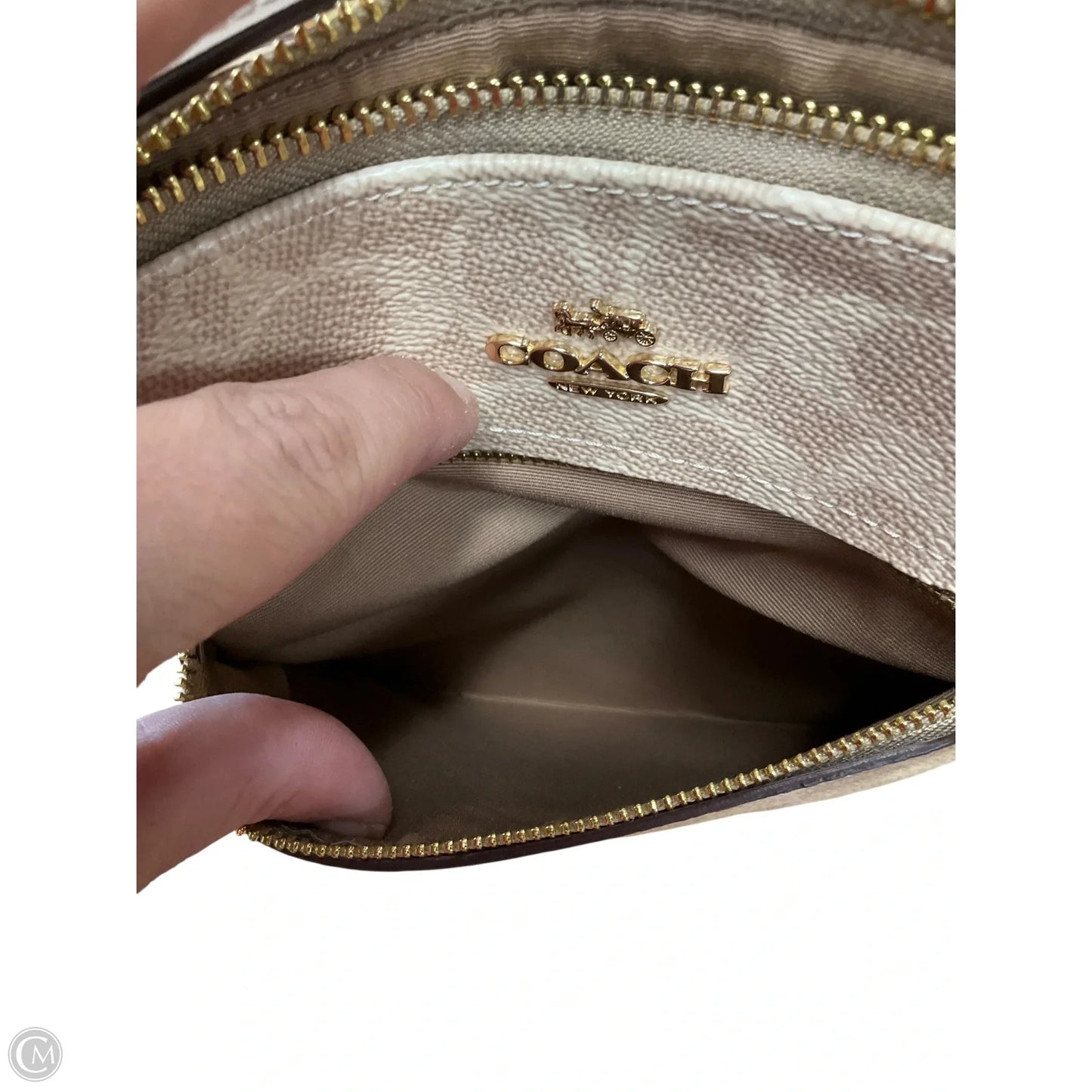 Crossbody Designer By Coach, Size: Small