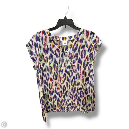 Top Sleeveless By Cabi In Multi-colored, Size: L