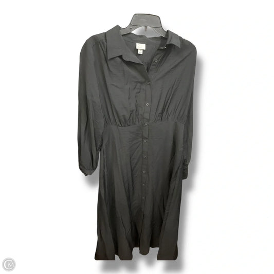 Dress Casual Maxi By A New Day In Black, Size: M