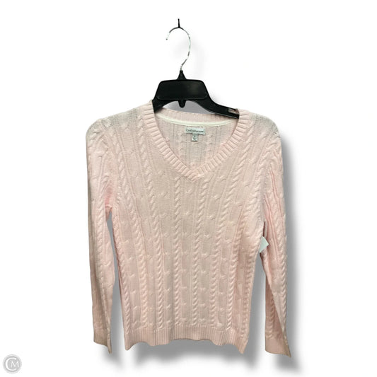 Sweater By Croft And Barrow In Pink, Size: S