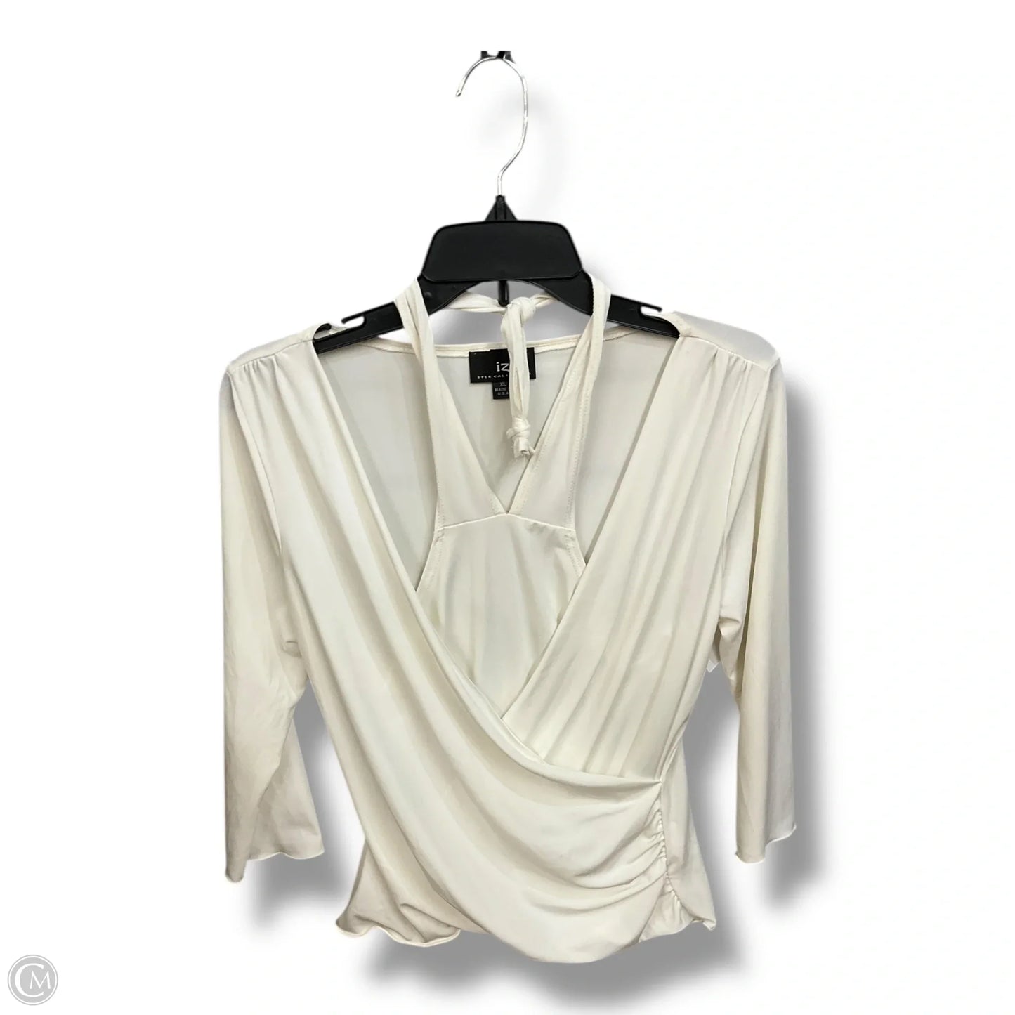 Top 3/4 Sleeve By Clothes Mentor In Cream, Size: L