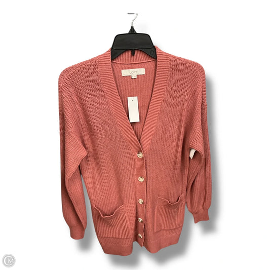 Cardigan By Loft In Pink, Size: S