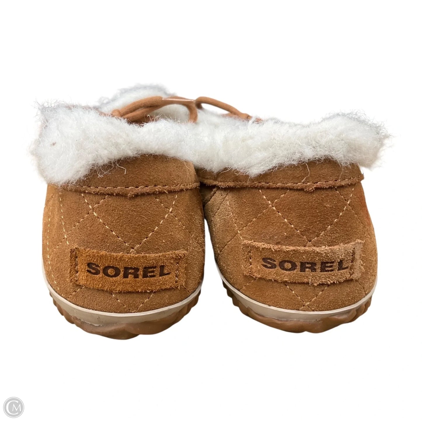 Shoes Flats By Sorel In Grey & Tan, Size: 8