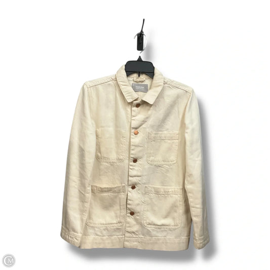 Jacket Denim By Everlane In Cream Denim, Size: S