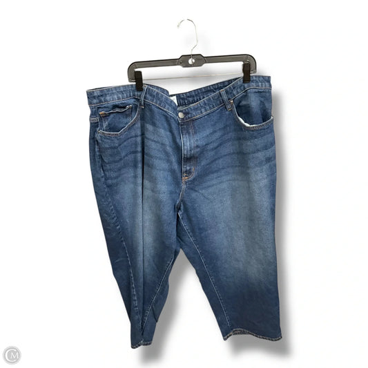 Jeans Wide Leg By Lane Bryant In Blue Denim, Size: 4x