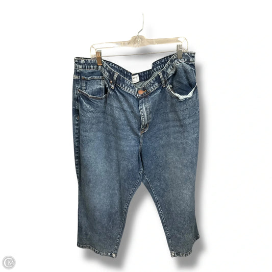 Jeans Straight By Lane Bryant In Blue Denim, Size: 4x