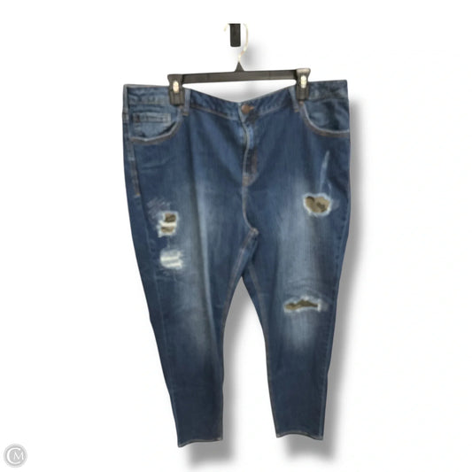 Jeans Skinny By Lane Bryant In Blue Denim, Size: 4x