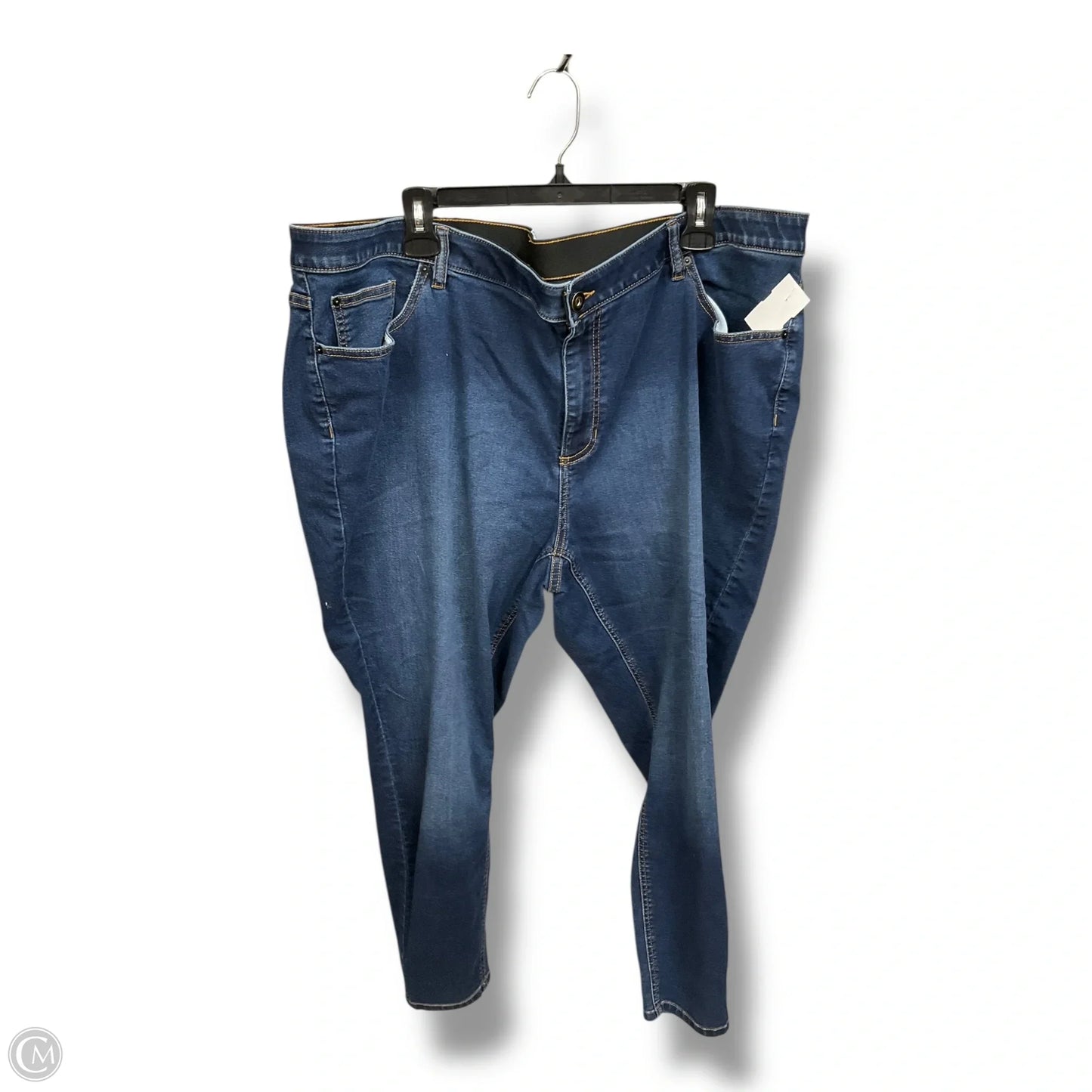 Jeans Skinny By Catherines In Blue Denim, Size: 4x