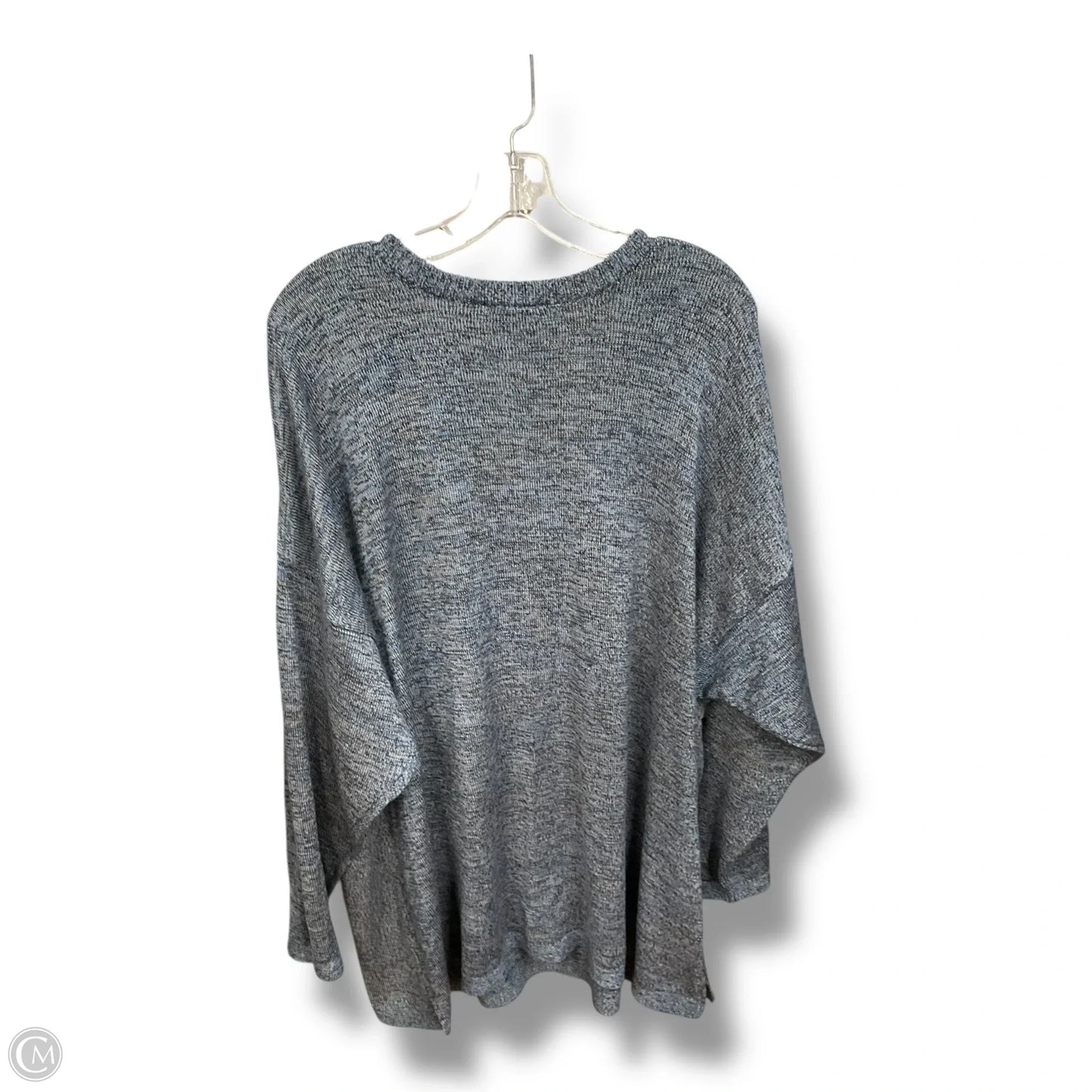 Top Long Sleeve By Catherines In Blue, Size: 4x
