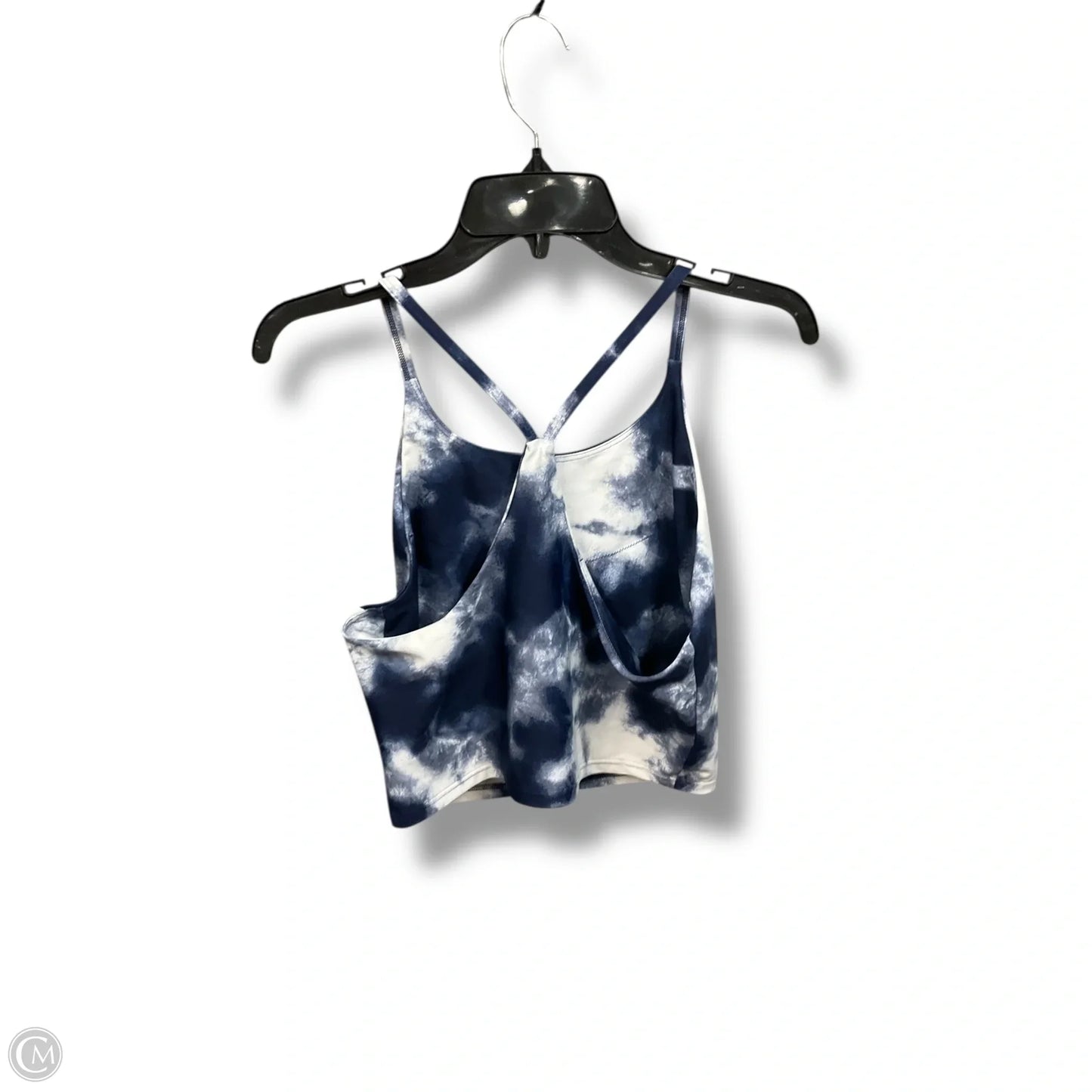 Athletic Bra By Old Navy In Blue & White, Size: L