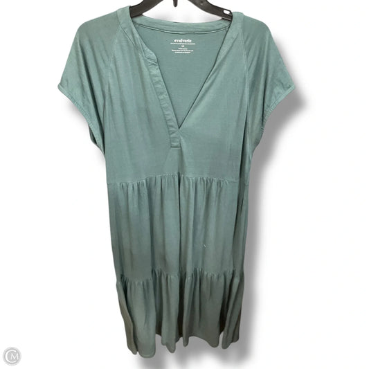 Dress Casual Maxi By Clothes Mentor In Teal, Size: 1x