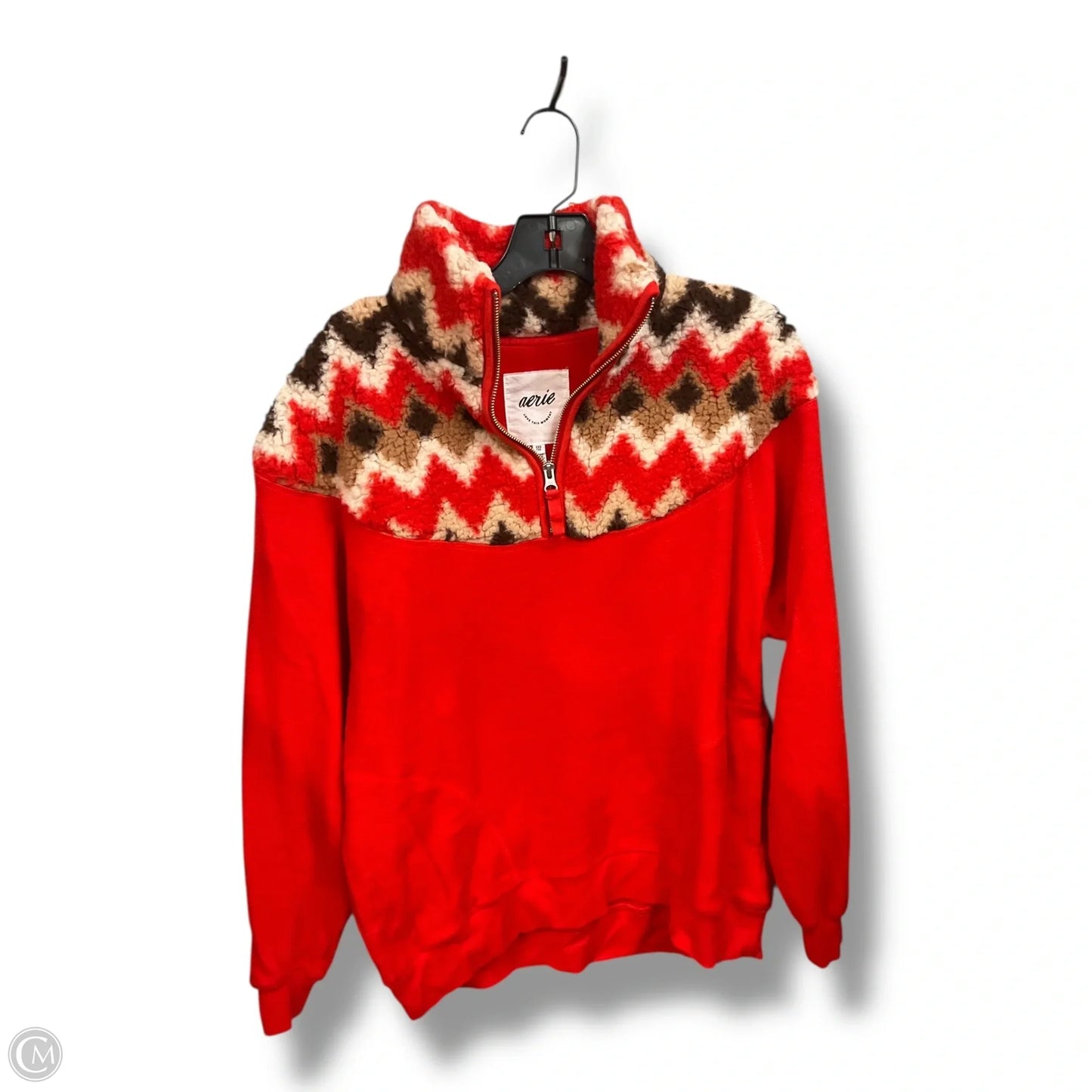 Sweatshirt Collar By Aerie In Red, Size: Xxs