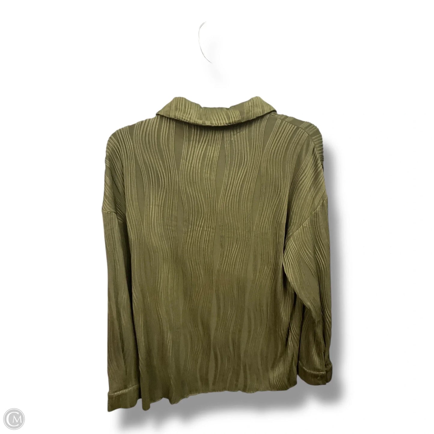 Blouse Long Sleeve By Prettygarden In Green, Size: M