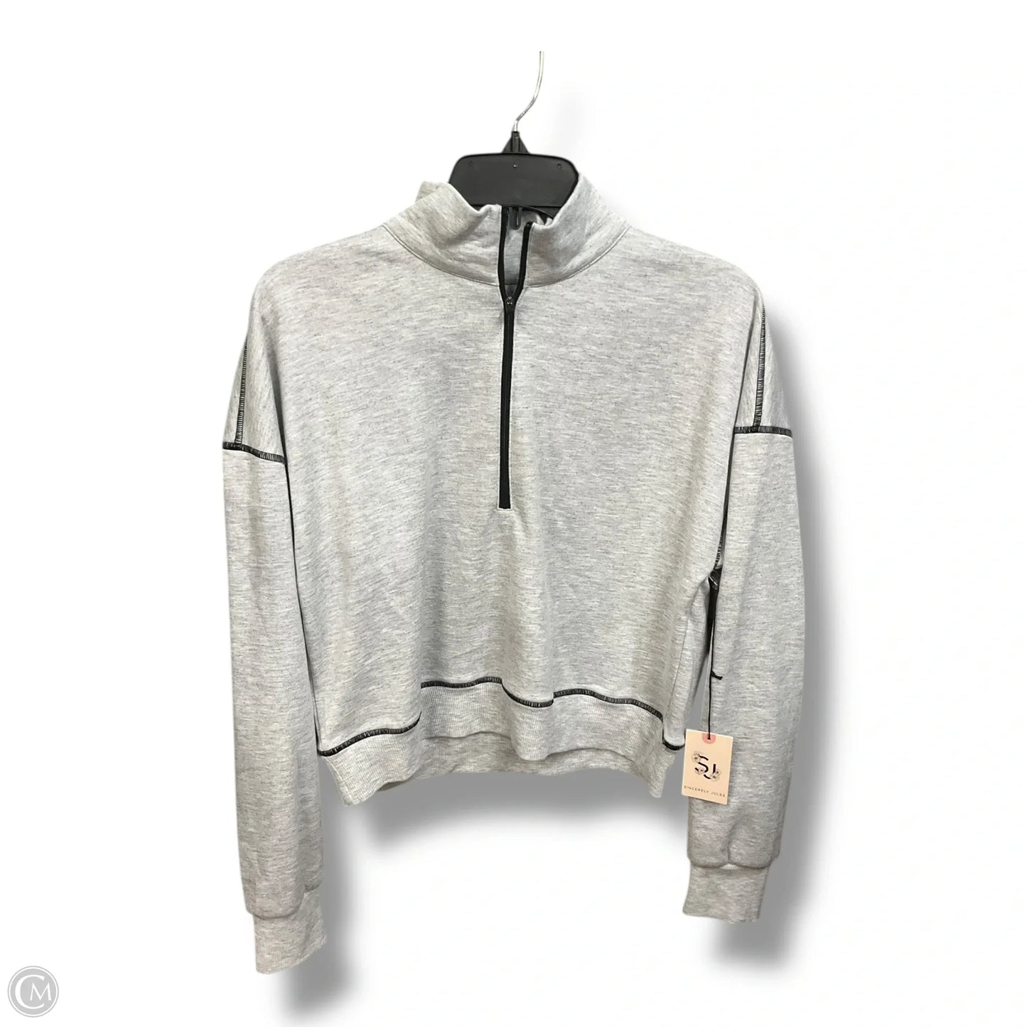 Top Long Sleeve Basic By Sincerely Jules In Grey, Size: M