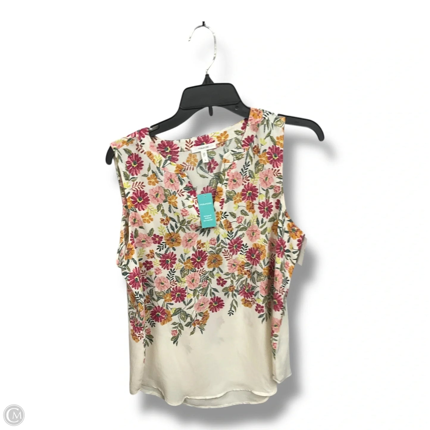 Blouse Sleeveless By Maurices In Floral Print, Size: L