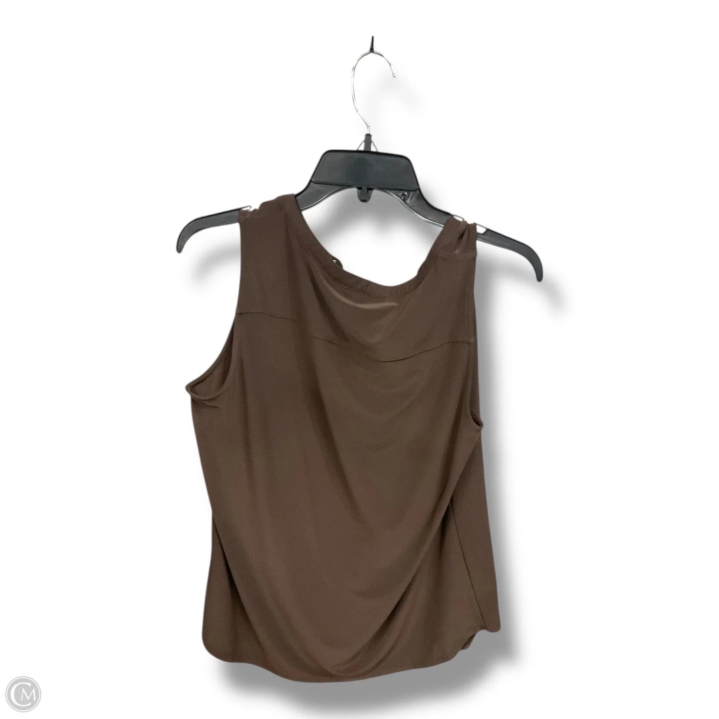 Blouse Sleeveless By White House Black Market In Brown, Size: L