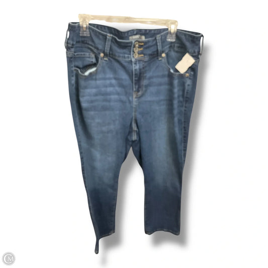 Jeans Jeggings By Torrid In Blue Denim, Size: 18