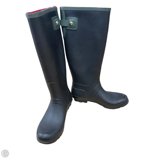 Boots Rain By Tommy Hilfiger In Black & Green, Size: 7