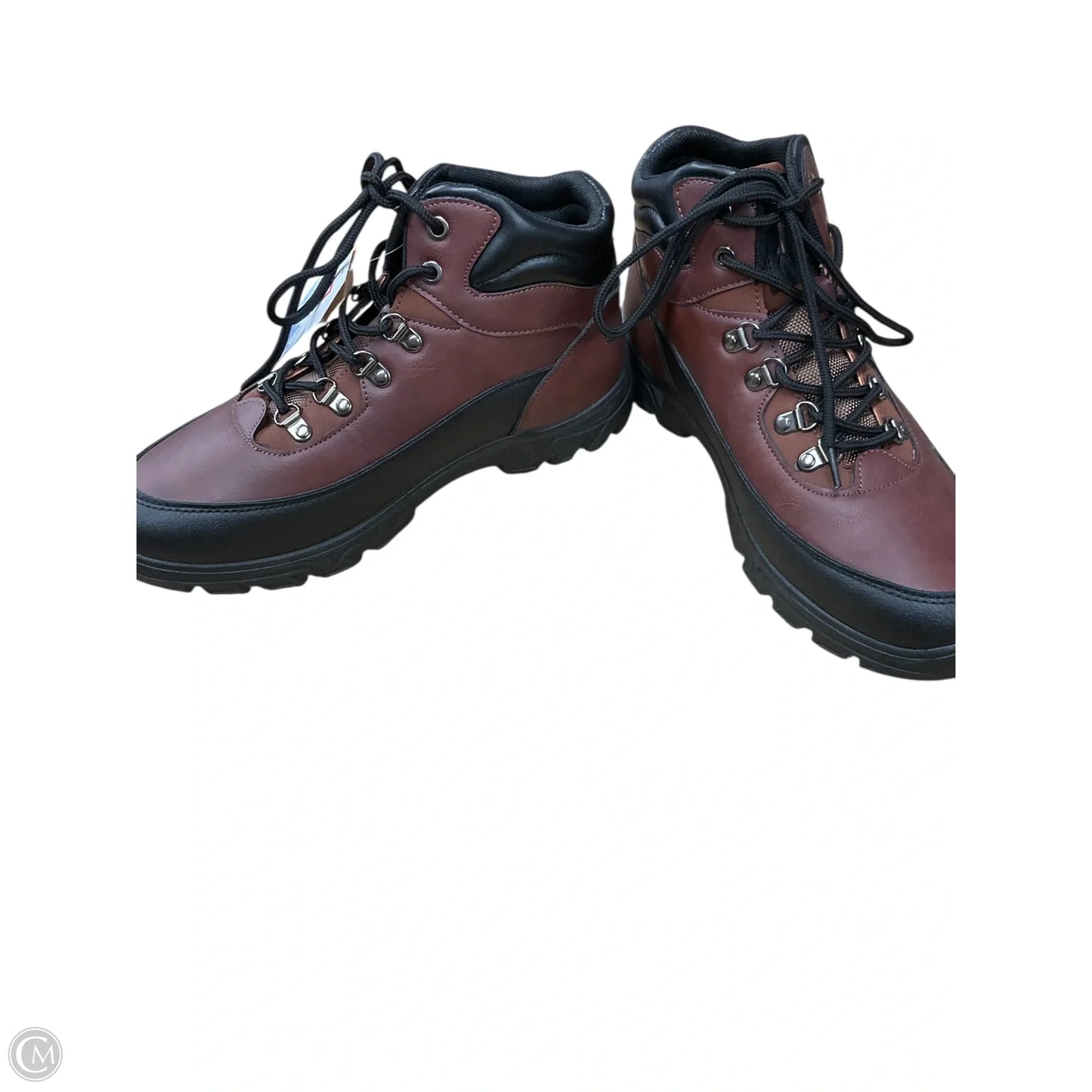 Boots Hiking By Avalanche In Black & Brown, Size: 9