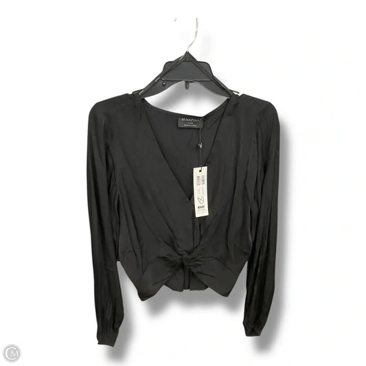 Top Long Sleeve Basic By Minkpink In Black, Size: Xl