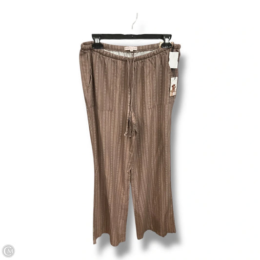 Pants Dress By Sincerely Jules In Brown & White, Size: 12