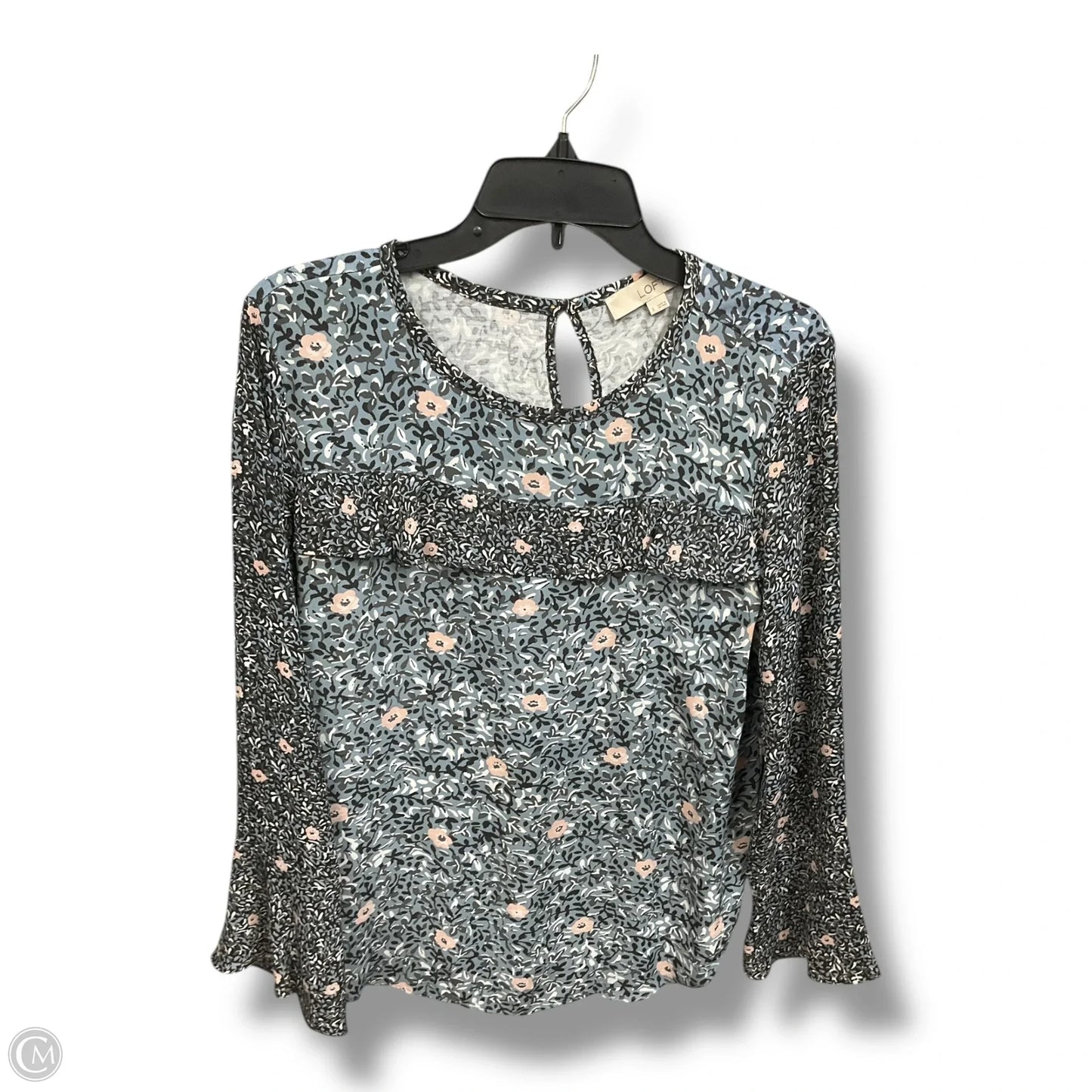Top Long Sleeve By Loft In Blue, Size: S