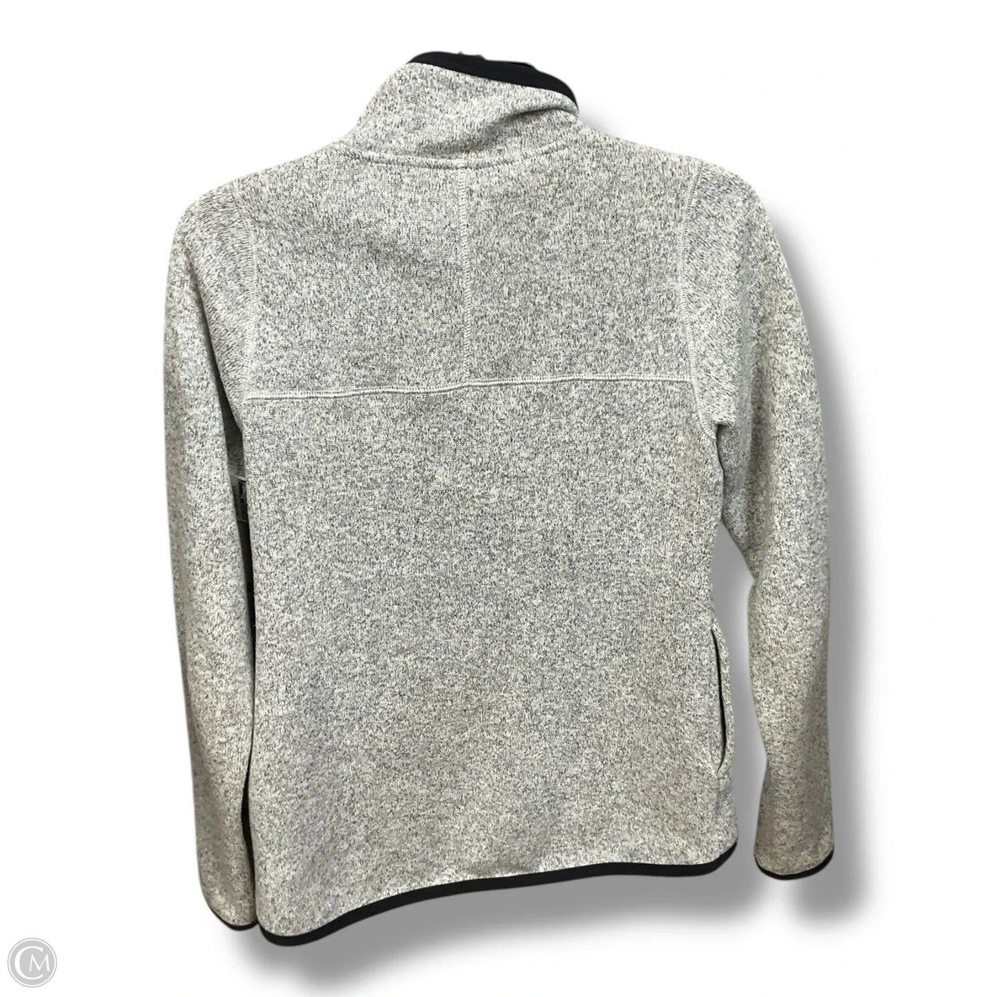 Jacket Fleece By Nike Apparel In Grey, Size: S