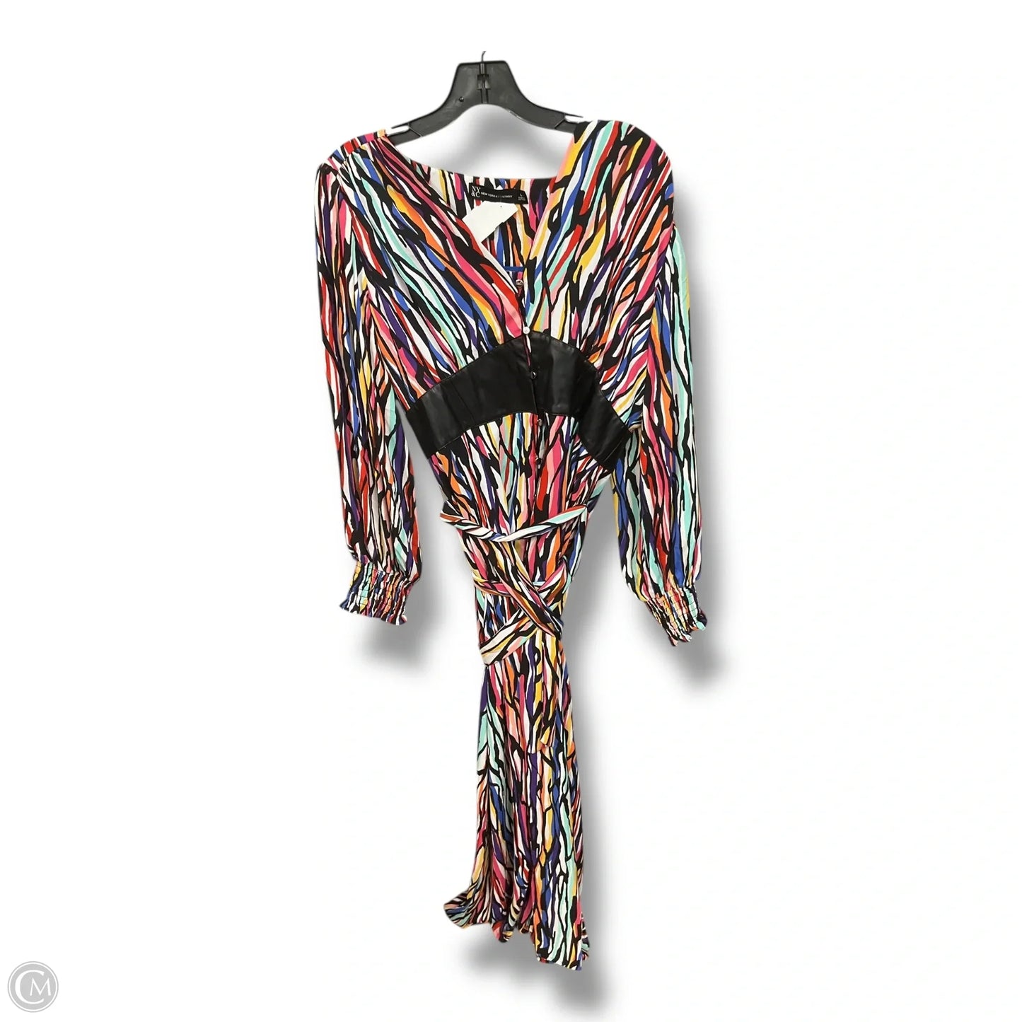 Dress Casual Maxi By New York And Co In Multi-colored, Size: L
