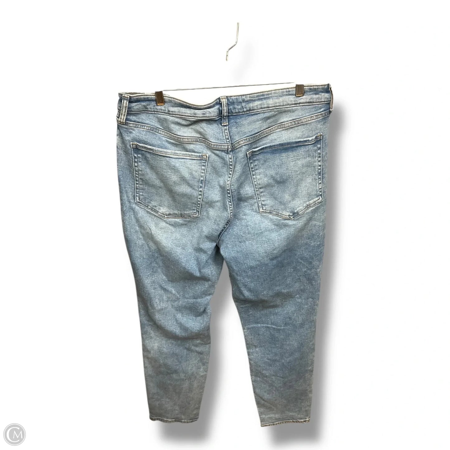 Jeans Straight By Old Navy In Blue Denim, Size: 16l