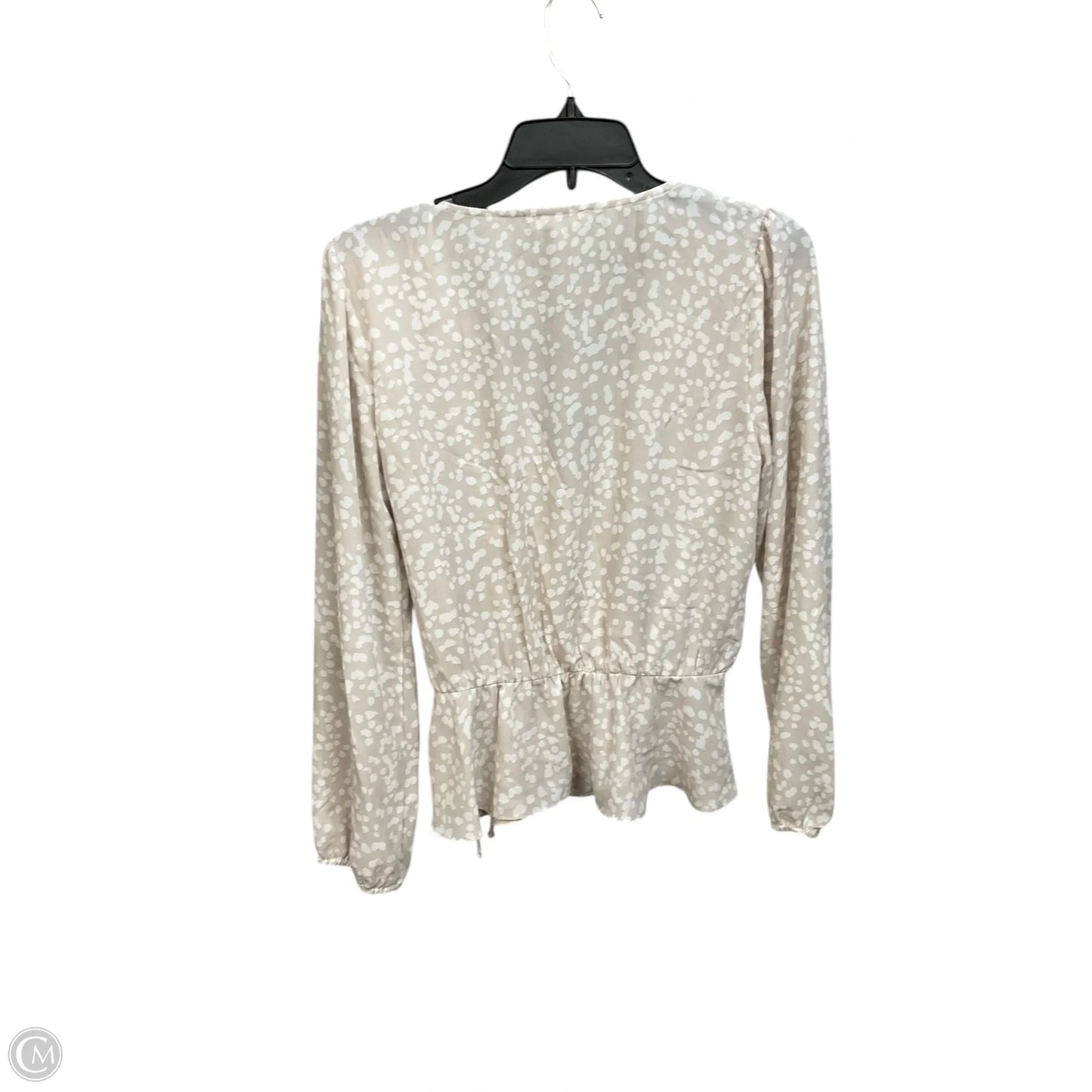 Blouse Long Sleeve By Nine Britton In Animal Print, Size: M