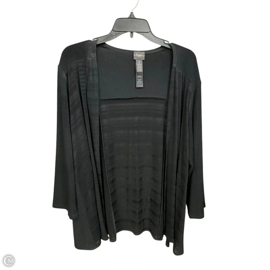 Cardigan By Chicos In Black, Size: Xl