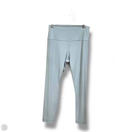 Athletic Leggings By Lululemon In Blue, Size: 10
