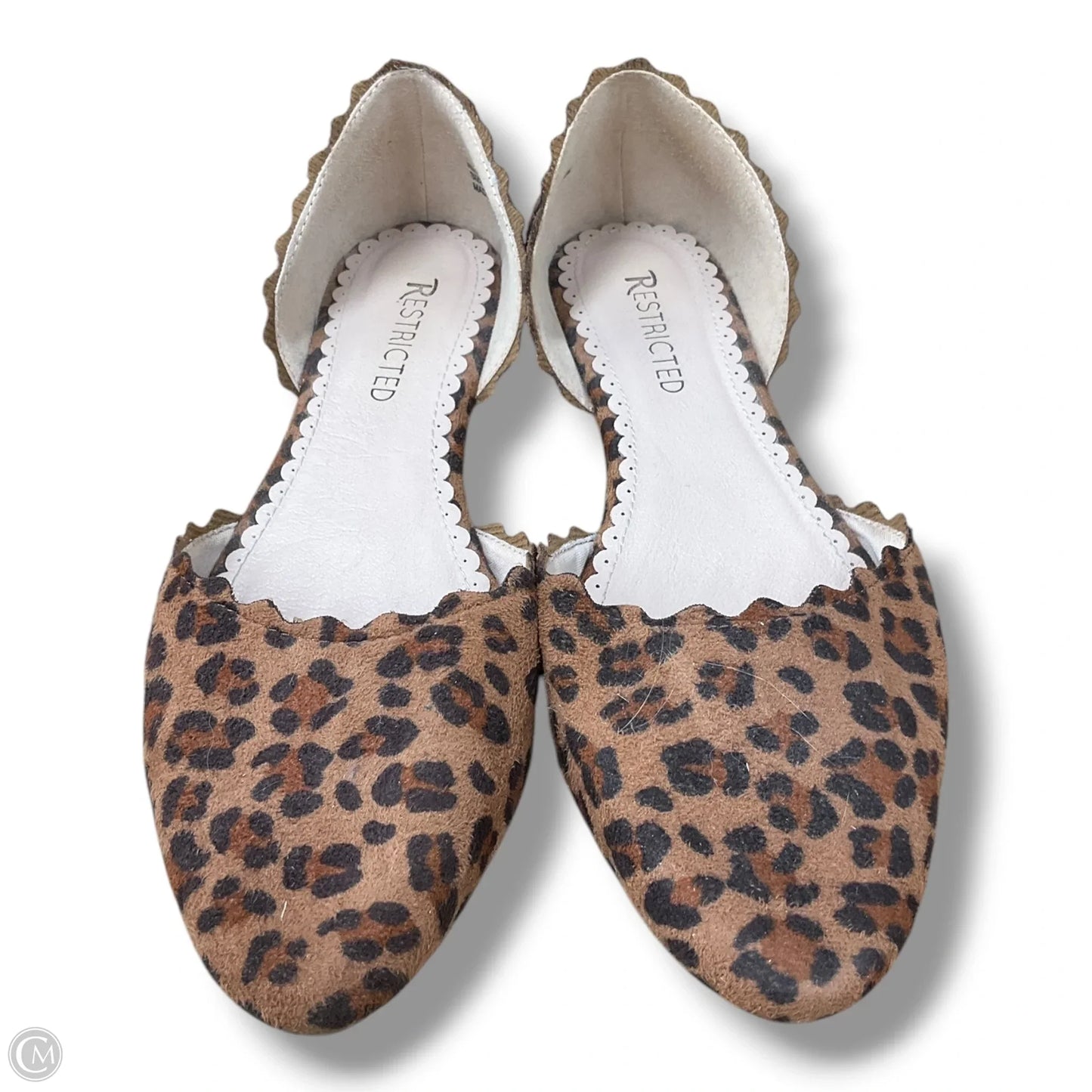 Shoes Flats By Restricted In Animal Print, Size: 8.5