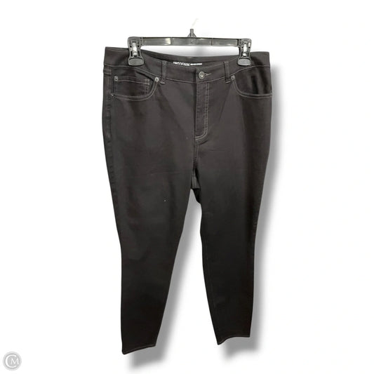 Jeans Skinny By Cmb In Black Denim, Size: 14p