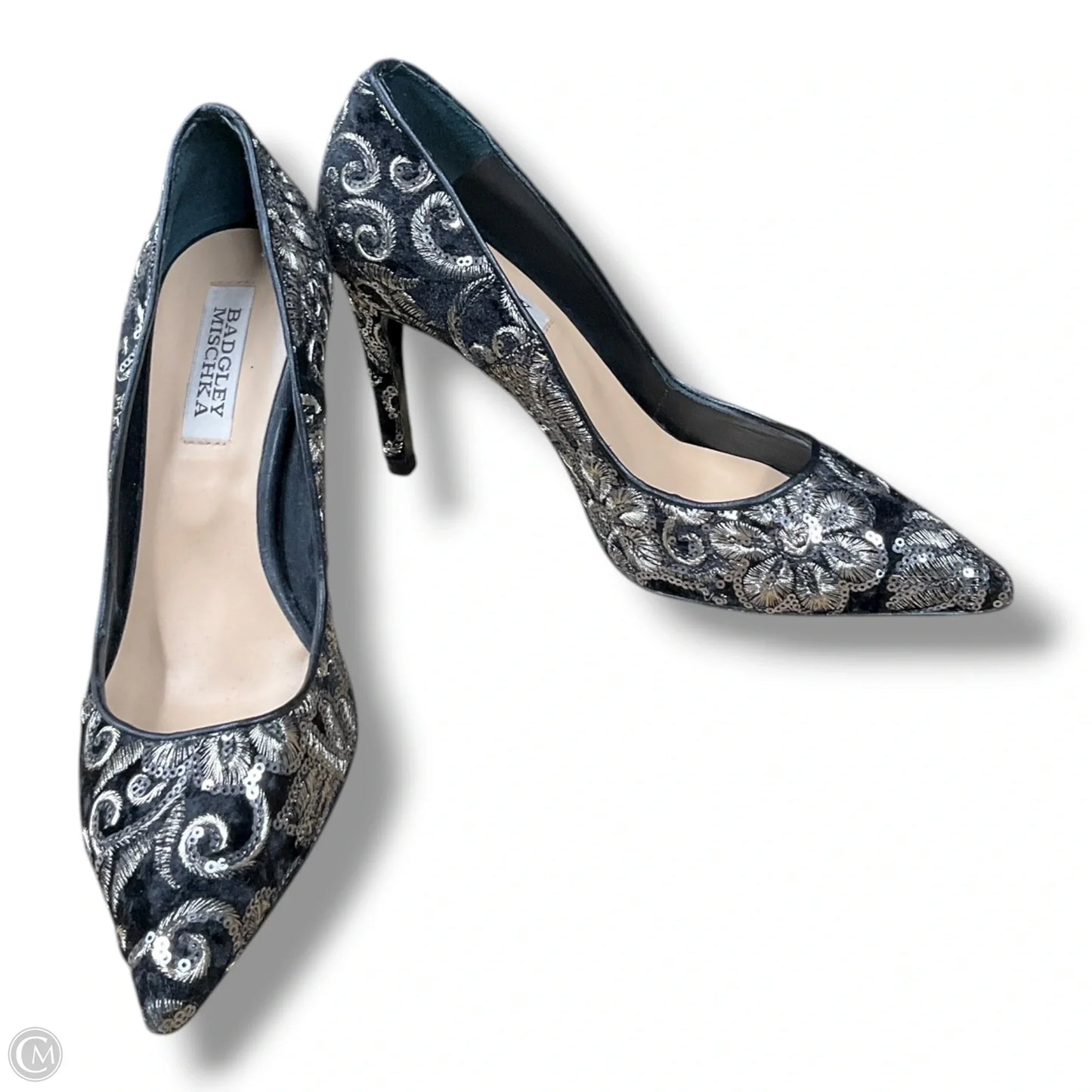 Shoes Heels Stiletto By Badgley Mischka In Black, Size: 8.5