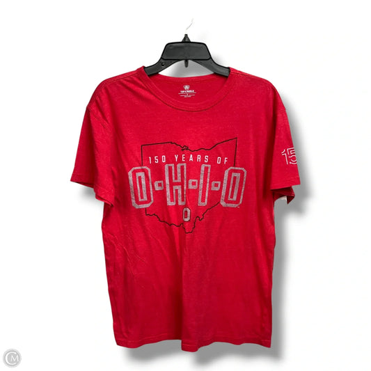 Top Short Sleeve Basic By Top Of The World In Red, Size: L