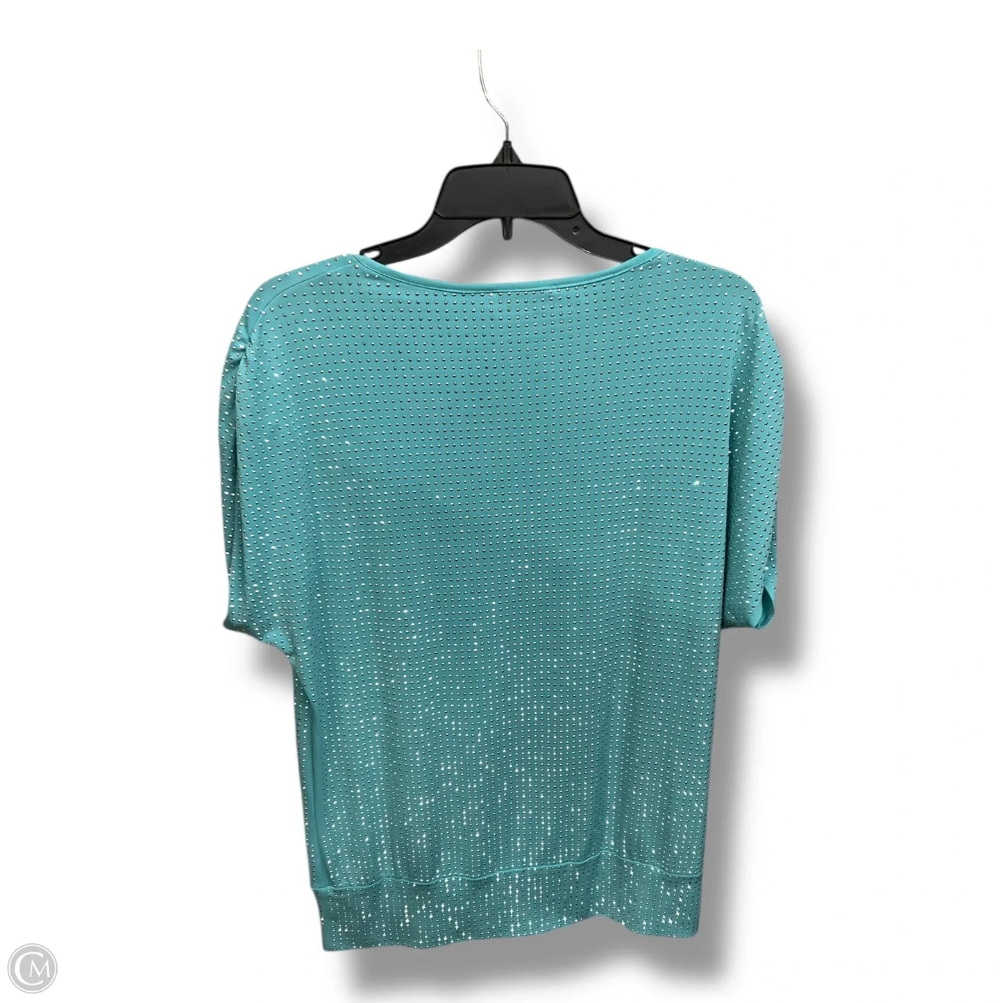 Top Short Sleeve By Clothes Mentor In Aqua, Size: S