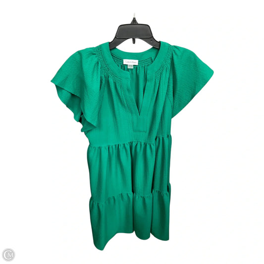 Dress Party Short By Calvin Klein In Green, Size: S