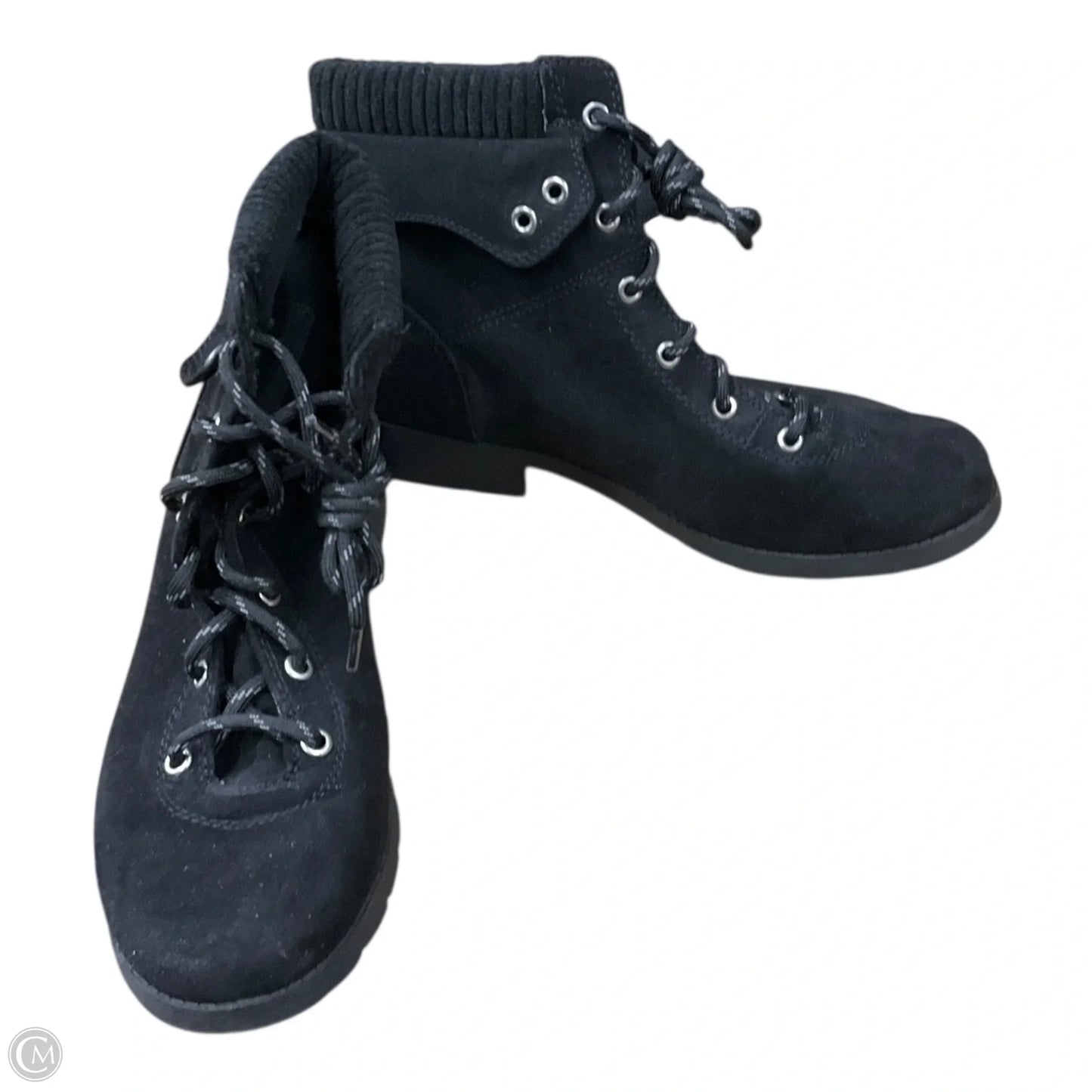 Boots Ankle Flats By St Johns Bay In Black, Size: 9.5