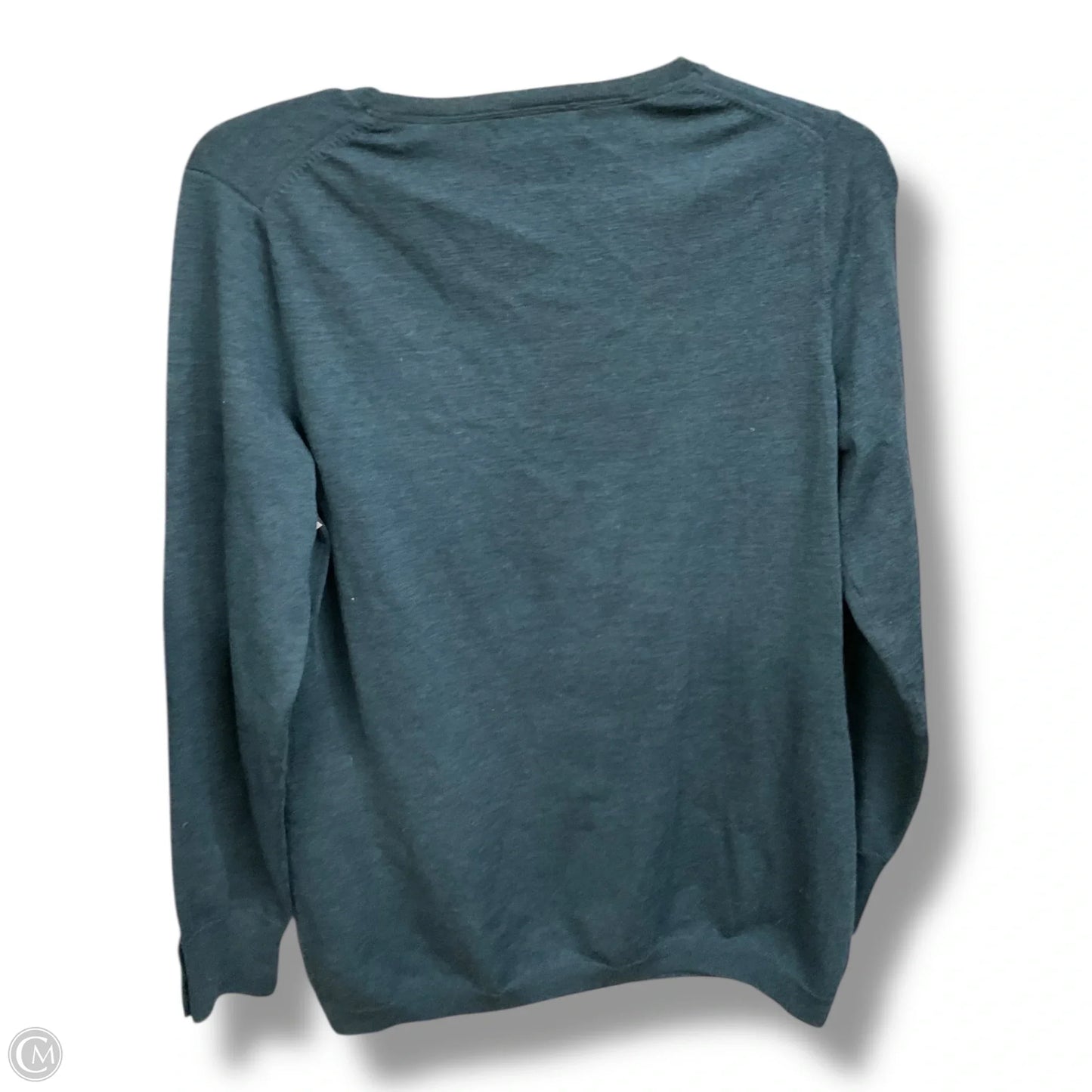 Top Long Sleeve Basic By Banana Republic In Teal, Size: L
