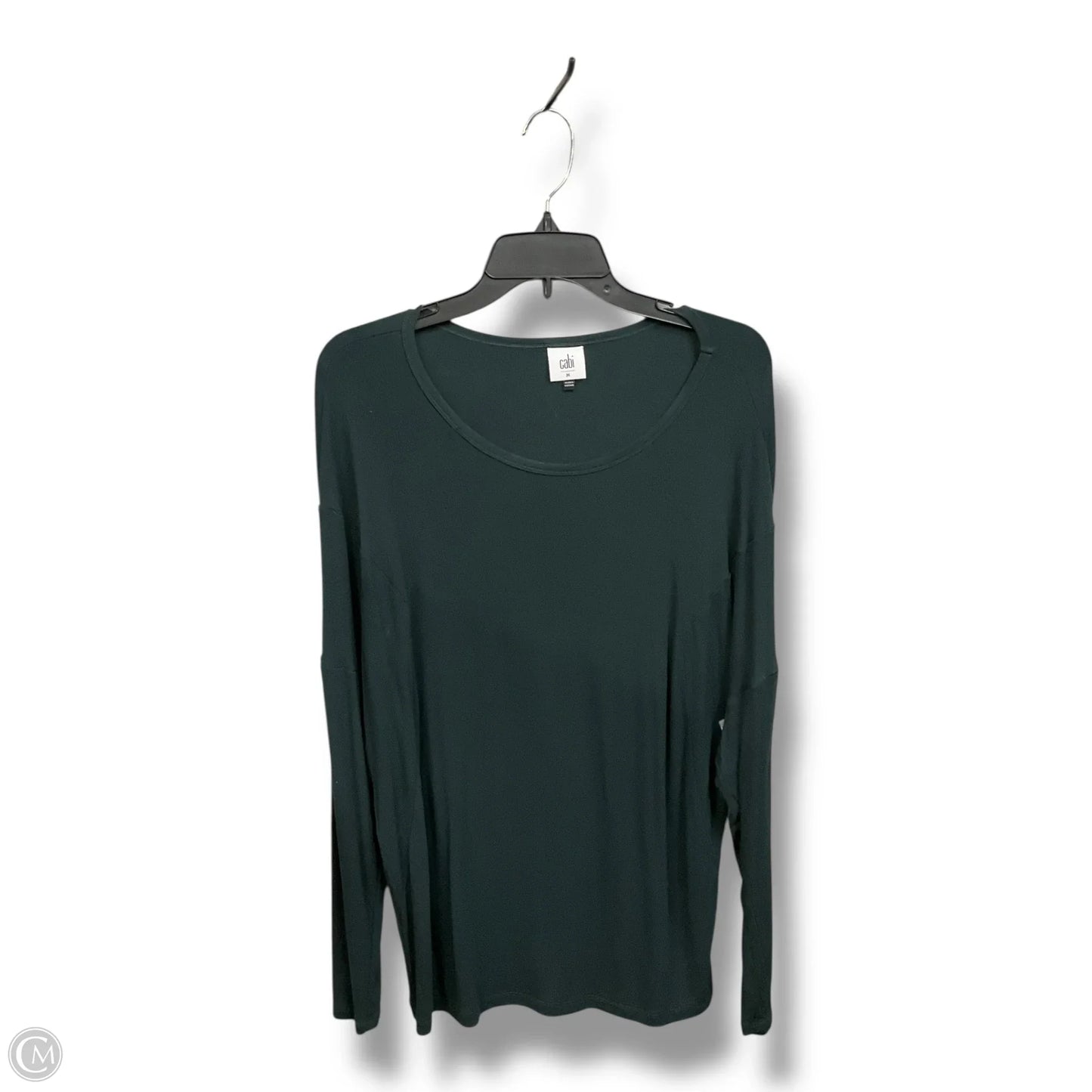 Top Long Sleeve By Cabi In Green, Size: M