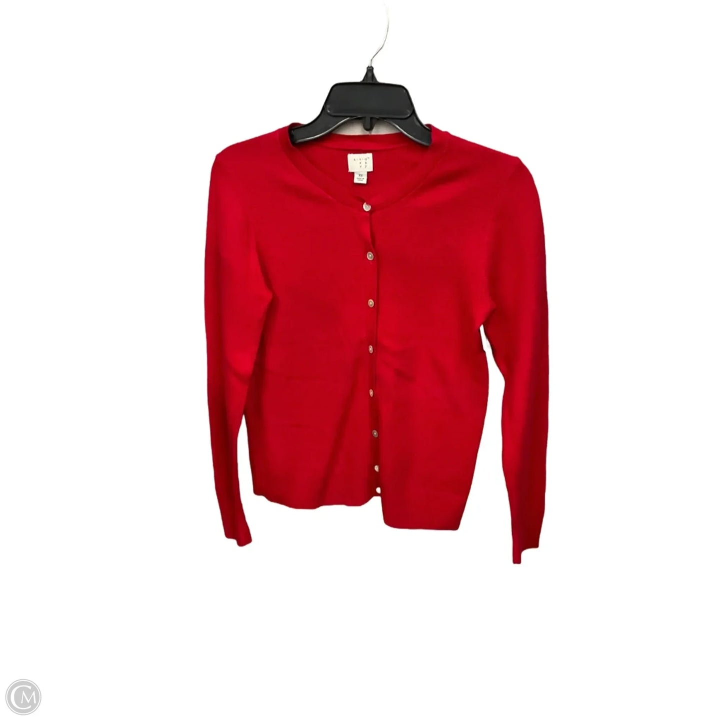 Cardigan By A New Day In Red, Size: Xs